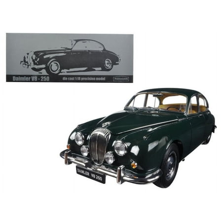 1967 Daimler V8-250 British Racing Green Left Hand Drive 1/18 Diecast Model Car by Paragon