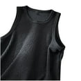 thumbnail image 3 of Wyobmus Men's Ribbed Tank Tops Cotton Knit Sleeveless Workout T Shirt Loose Fit Muscle Gym Fitness Tees M-3X Black, 3 of 3