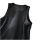 thumbnail image 2 of Tops Cuello Alto Tira Suelta sin Mangas Color Sólido Cuello Redondo Superior, Casual, 2 of 3