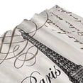 thumbnail image 3 of Vintage Paris Eiffel Tower Waterproof Polyester Shower Curtain for Bathroom with 12 Hooks, 72×72 in, 3 of 7