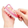 thumbnail image 5 of 2PcsPlastic Handle Nail brush for cleaning Fingernails - Easy to use Nail Scrub brush - Nail Cleaner Nail brushes for Hands Feet, 5 of 5