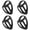 Black 4PCS, variant on YWIYIUD 3PCS Lightweight and Practical ChinStrap Suitable for Adults Sleep and Daily Wear Reusable Adjustable ChinStrap for Sleeping Comfortable Stop Snoring Solution