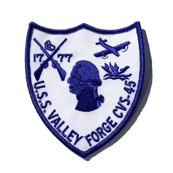 USS Valley Forge CVS-45 Patch – Plastic Backing/Sew On