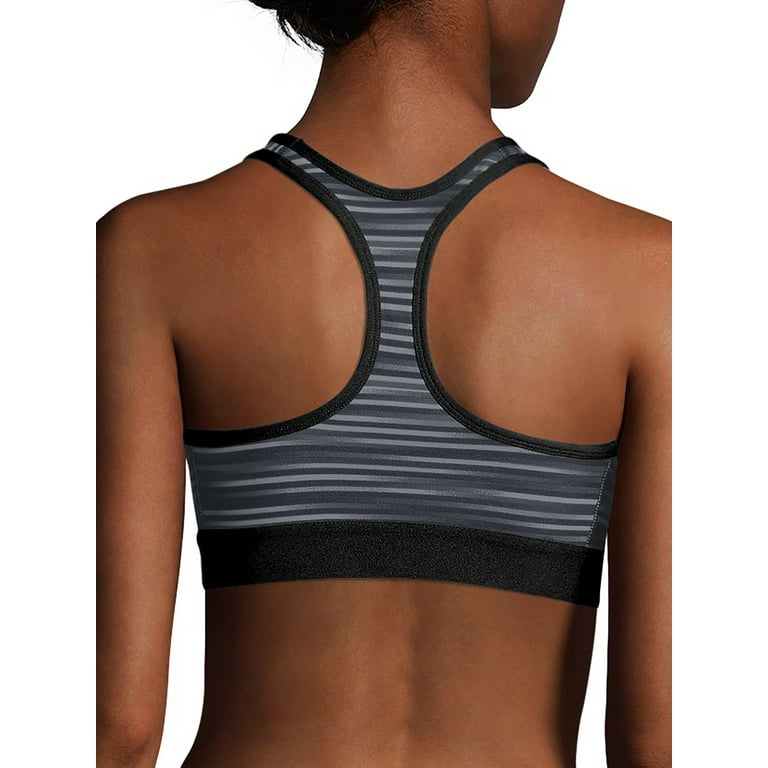 Hanes Sport Women's Racerback Compression Sports Bra 