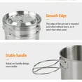 thumbnail image 1 of Cookware pan suit,Cookware Set Stainless Steel Cookware Portable Pot Portable Pot 2-3 Cup Portable Buzhi Cookware Pan Suit Huiop Pan Suit Stainless Cookware., 1 of 6