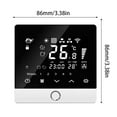 thumbnail image 4 of WiFi Smart Thermostat 5+2 Programmable Energy-Saving 3A Water Heater Tuya Voice Control Thermostat LCD Display Smart Temperature Controller Digital Thermostat with Child Lock Compatible, 4 of 8