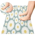 thumbnail image 2 of Coolnut Daisy Pattern Kitchen Mat Soft and Absorbent Bath Mats for Bathroom Non Slip Quick Dry Shaggy Bath Carpet for Kitchen Bathroom Shower, 39"x20", 2 of 6