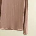 thumbnail image 5 of Bovxnpu Women's Pajama Tops Long Sleeve Crewneck Loose Lounge Top Casual Sleepwear, 5 of 6