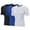 Black+White+Blue, variant on WBQ Men's Athletic Short Sleeve Compression Shirts Workout Running Dry Fit T-Shirt Slimming Sports Baselayer T-Shirts Tops Athletic Workout Shirt Short Sleeve Muscle Shirts, S-3XL