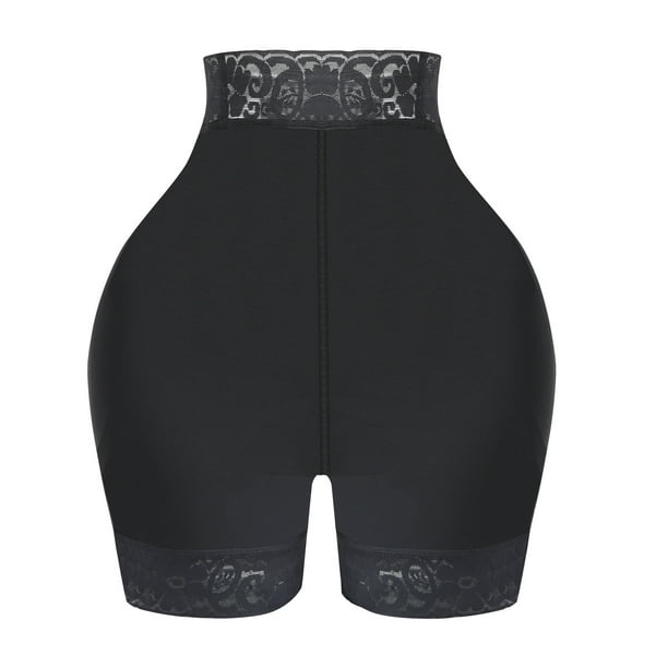 Pantalones ajustados de encaje para la cadera, ropa interior moldeadora posparto, levantador de glúteos, pantalones abdominales de cintura alta y fuerte para mujer, talla grande