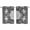 Gray, variant on Curtains 63 Inch Length 2 Panels, Pink Boho Grommets Window Treatment Curtain, Vintage Abstract Tribal Decorative Oriental Thermal Curtains Drapes for Living Room/Bathroom