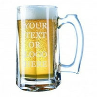 Giant Custom Beer Mug 28 Ounces Personalized Beer Stein Personalized Add Your Own Engraved Text Customizable Gift