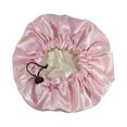thumbnail image 2 of RTKFRFLM Kids Adjustable Satin Sleep Bonnet Comfortable Night Cap for and Toddlers, 2 of 3