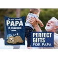 thumbnail image 2 of Papa Gifts from Grandkids Grandchildren Gifts for Grandpa Throw Blanket for Grandfather Presents from Granddaughters Grandsons for Father's Day Birthday Christmas Charging (50 x 65 inches), 2 of 7