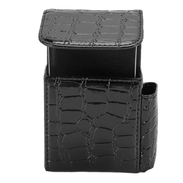 Cigarette Case, Long Service Life 20 Capacity Cigarette Box Easy Operation for Home for Smoking Area Black,Rose Red