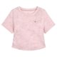 thumbnail image 1 of Camiseta de cuello redondo con halo y hombros descubiertos para mujer, de verano, talla grande, estilo gordito, para chicas sexys, cintura ajustada, plisada, manga corta, 1 of 6