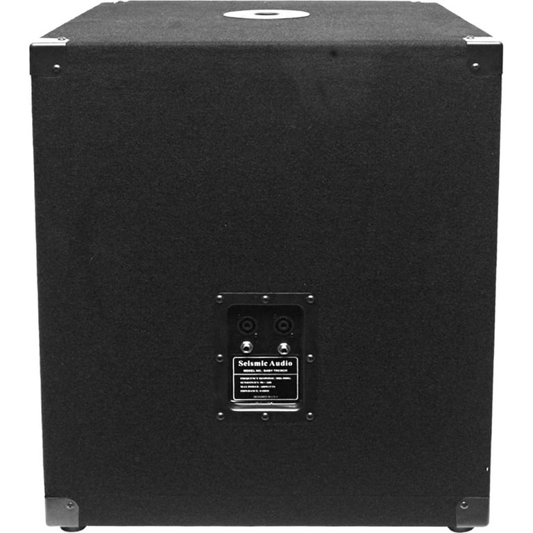 Seismic Audio Baby Tremor Indoor Pole Mount Woofer, 300 W RMS