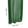 thumbnail image 2 of Uxcell 2Pack 10Ft Chiffon Table Runner 28 x 120 Inch Rustic Gauze Tablecloth Green, 2 of 6