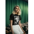 thumbnail image 2 of Bayley Damage Ctrl Flying Knee Black T-shirt, 2 of 4