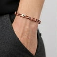thumbnail image 2 of Fashionable and popular heart-shaped peach heart bracelets, simple and adjustable bracelets, the best choice for gifts from girlfriends and friends. (1pc), 2 of 6