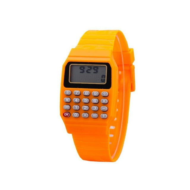 New Wrist Watches Children's Digital Calculator Watch For Kids Gift I9K1