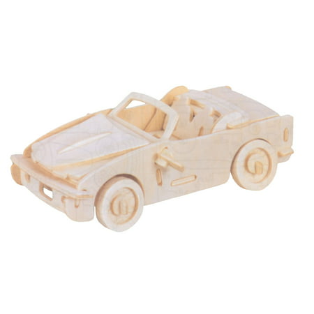 DIY Wooden 3D Puzzle Educational Playing Toy Car Model (Best Cad For 3d Printing)
