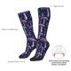 thumbnail image 4 of Fotbe Floral Hippie Mushrooms Calcetas Divertidas Estampadas para Hombre y Mujer, Calcetas de Algodón hasta la Rodilla para Caminar, Correr, Enfermería y Embarazo, 4 of 6