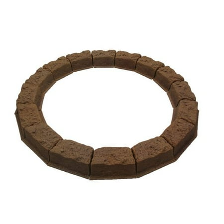 simulated stone block edging