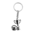 thumbnail image 1 of Llavero de Trofeo de Fútbol de Metal, Coleccionable, Regalo para Fanáticos, 1 of 5