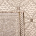 thumbnail image 5 of Safavieh Courtyard Gaus Oriental Indoor/Outdoor Area Rug, Natural/Brown, 5'3" x 5'3" Round, 5 of 10