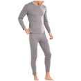 thumbnail image 2 of Pitauce Thermal Underwear for Men Fleece Lined Long Johns Mens Warm Top and Bottom Set Base Layer for Cold Weather, 2 of 6