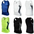thumbnail image 2 of Saient Men GYM Fitness Compression Base Layer Tops Sleeveless Gym Running Sports Vest, 2 of 6
