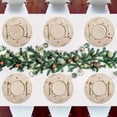 thumbnail image 7 of GZHJMY Christmas Snowman Round Placemats Set of 4, Non-Slip PVC Table Mats Washable Heat Resistant Place Mats for Kitchen Dining Table Christmas Home Decor, 15.4 Inch Table Mat, 7 of 7