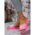 thumbnail image 1 of Women Letter Detail Slides, Fashion Summer Slides, 1 of 4