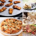 thumbnail image 5 of 500 Piezas de Papel Antiadherente, (25 cm) Hojas Redondas de Papel Antiadherente para Hornear Papel de Aluminio para Parfaits Hamburguesas con Queso Fricadelles Dumplings Pan Barbacoa Antiadhere, 5 of 5