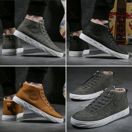 - 2018 New Fashion Men's Casual High Top Sport Sneakers Athletic Running Shoes Outdoor