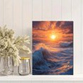 thumbnail image 2 of Qisvanset Framed Canvas Wall Art 12x16 Inch Matthew Landscape Biblical Verse Home Wall Art, 2 of 5