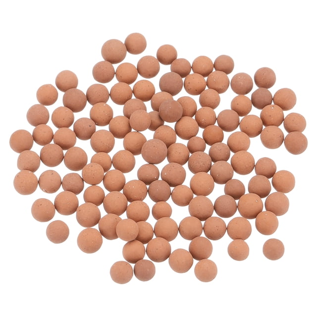 Unique Bargains 3-5mm 0.22 lbs Billes d'Argile Rouges pour Jardinage en Pot pour Culture Hydroponique