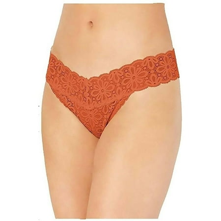 Jenni Womens Plus Sexy Underwear Thong Panty Orange O/S New with box/tags