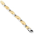 thumbnail image 3 of Pompeii Men's Cuff Link 14k Gold (79gram) or Platinum (127gram) 11.5mm Bracelet 8.5" (,), 3 of 3