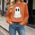 thumbnail image 2 of Enjoytime Sweatshirts for Women Halloween Sweatshirt Print Crewneck Fall Winter Long Sleeve Pullover Shirts Tops Fashion Clothes 2026, 2 of 7