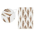 thumbnail image 5 of Yayeee Garden Flag 12"x18" Double Sided Outdoor Yard Lawn Holiday Decorations, Brown Ice Cream Pattern, 5 of 6