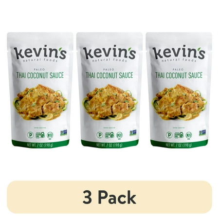 (3 pack) Kevin s Natural Foods Thai Coconut Sauce 7 oz