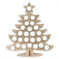 thumbnail image 1 of Árbol de Navidad de Madera Calendario de Cuenta Regresiva Chocolate Stand A, 1 of 1