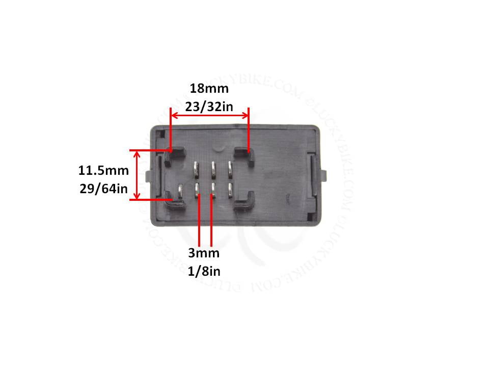 Suzuki 7 PIN Flasher Relay for LED Indicators Fix Flash Rate Denso FE249JR Type 