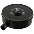 thumbnail image 2 of Black Compressor Male Threaded Dia 32Mm Air Intake Silencer Filter Metal/Shell, 2 of 6