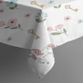 thumbnail image 3 of Princess Unicorn Flower Pattern Rectangle Tablecloth 60"x84",Waterproof Polyester Rectangle Table Cloth, Wipeable Spillproof Polyester Tablecloth for Dining, Camping, Indoor and Outdoor, 3 of 5