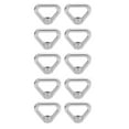 thumbnail image 1 of Ring Nut,10pcs Silver Screw Nut Eye Nut Triangle Ring Nut Quality You Can Trust, 1 of 14