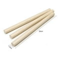 thumbnail image 4 of 10PCS Dowel Rod Multipurpose Natural Wood Rod Wood Dowel for DIY Arts Crafts, 4 of 8