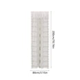 thumbnail image 3 of Double Layer Floral Lace Sheer Blackout Draw Back Curtain Rod Pocket Window Valance for Bedroom Living Room Kitchen Small Window, 3 of 6